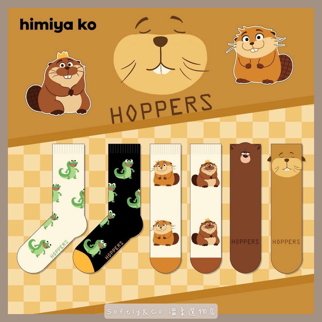 ≣正版授權≣貍想世界角色中筒襪 男女適用 Fsize35-42通用 （預購）