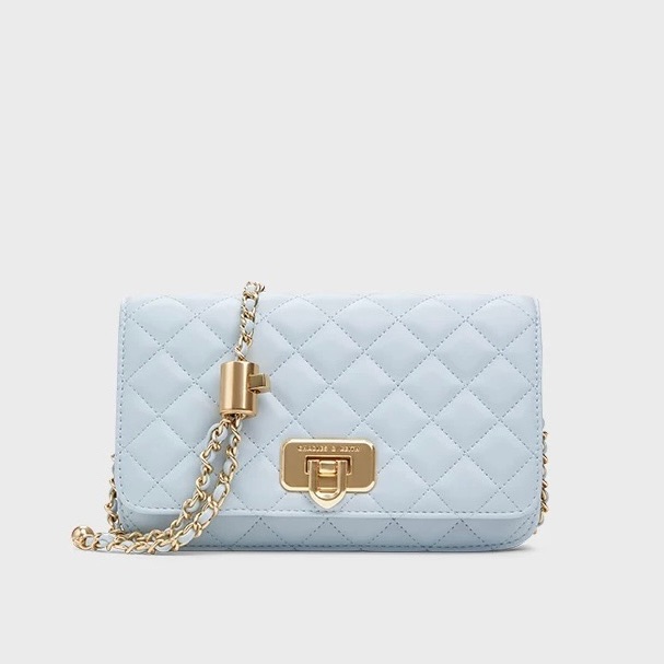 CHARLES ＆ KEITH 小CK 小香風鍊條包 CK2-70160131