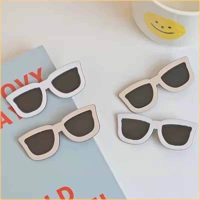 可愛創意墨鏡🕶️造型髮夾 搞笑賣萌瀏海夾 百搭自拍髮夾 邊夾 碎髮夾 小髮夾 飾品 髮飾