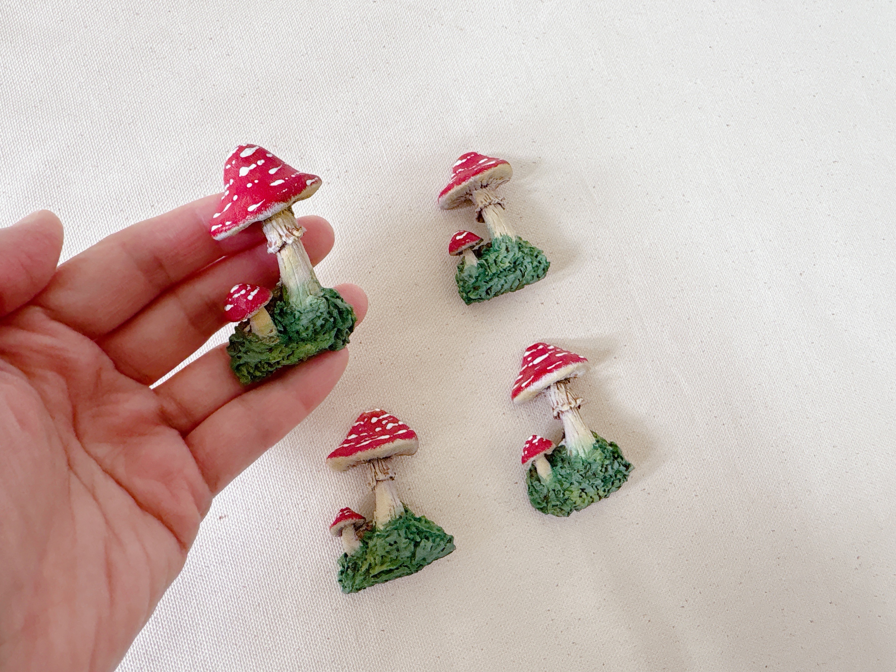 :::  林間野菇 ::: 🍄療癒磁鐵小物🌹