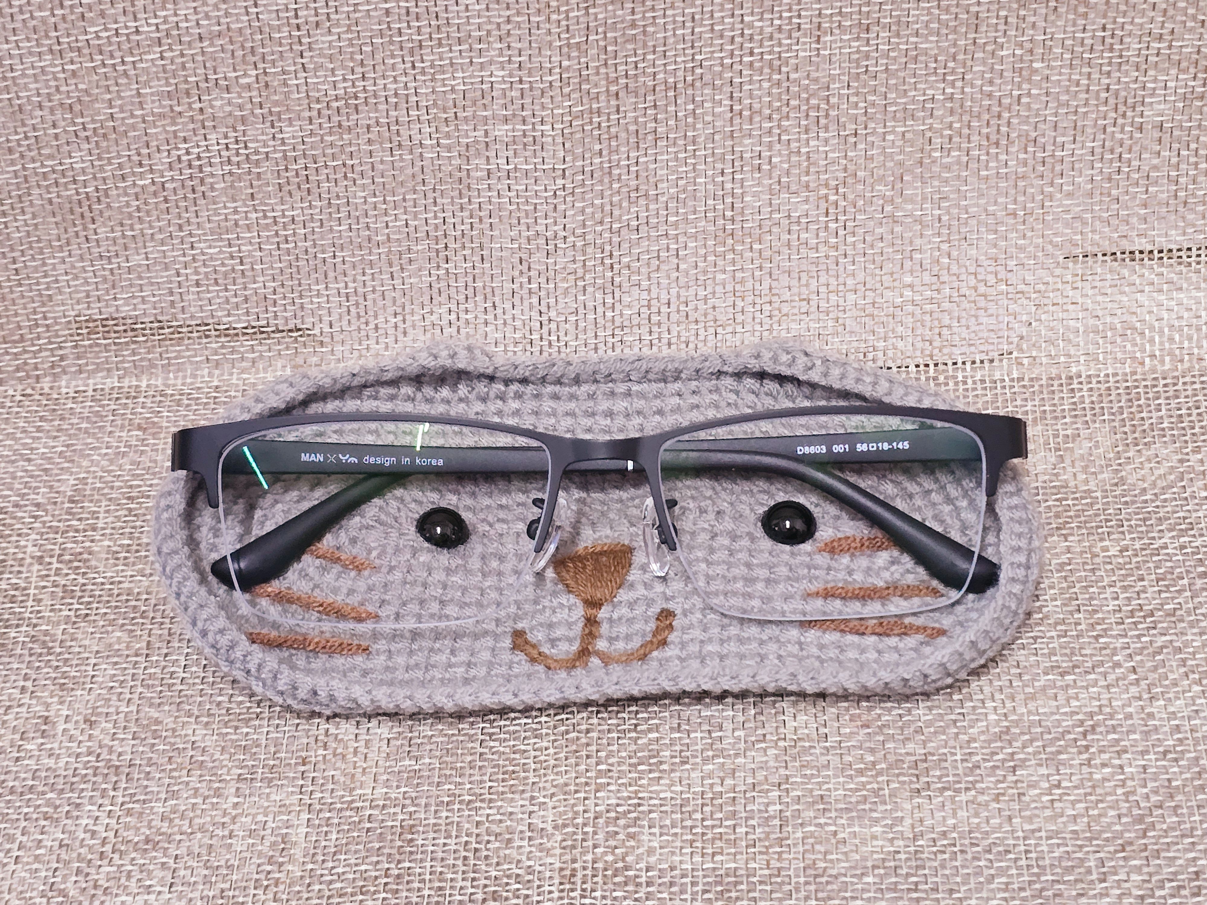 ~沁囍手作~寵物造型眼鏡墊（小孩版）