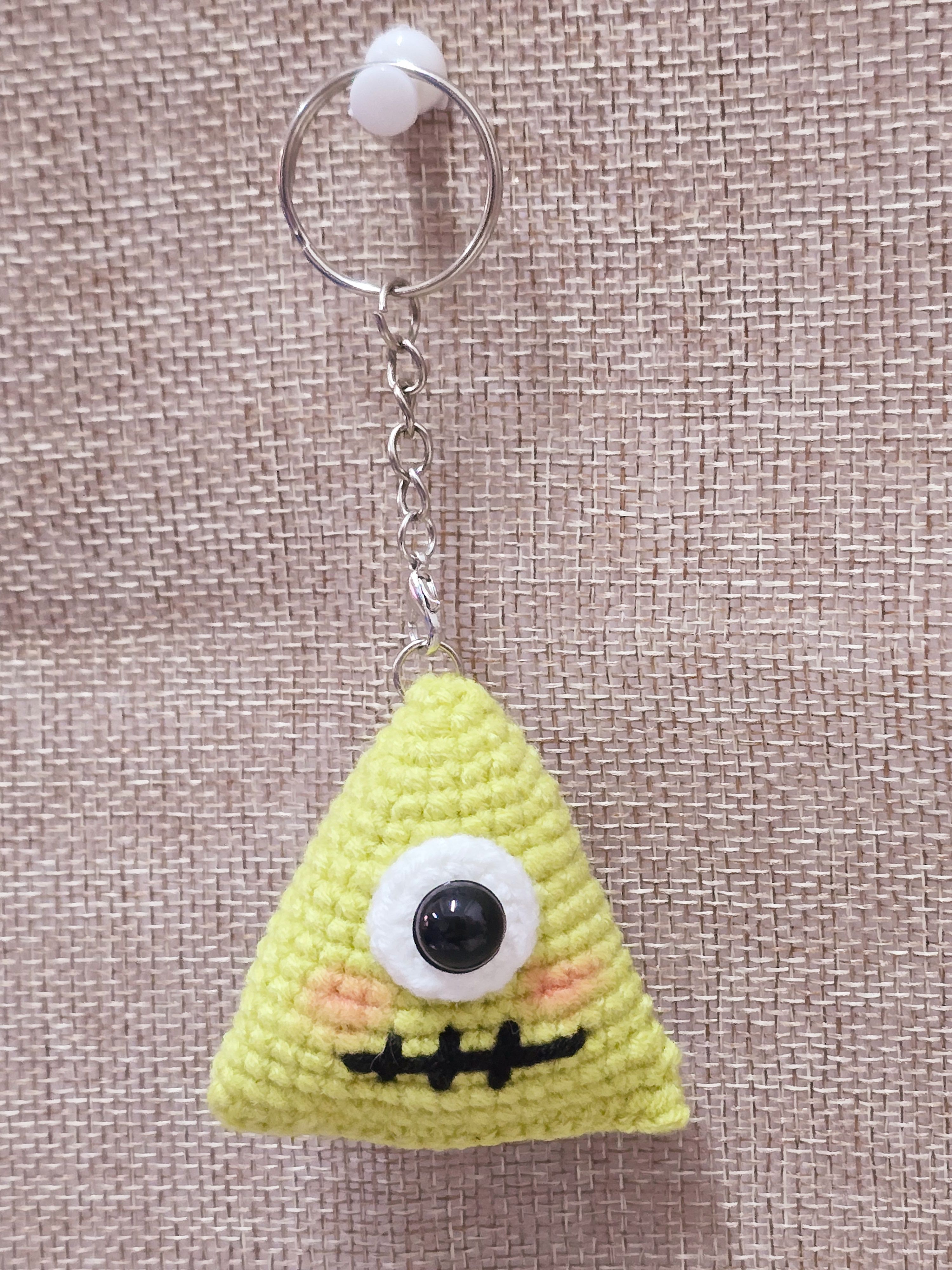 ~沁囍手作~三角小怪獸掛件