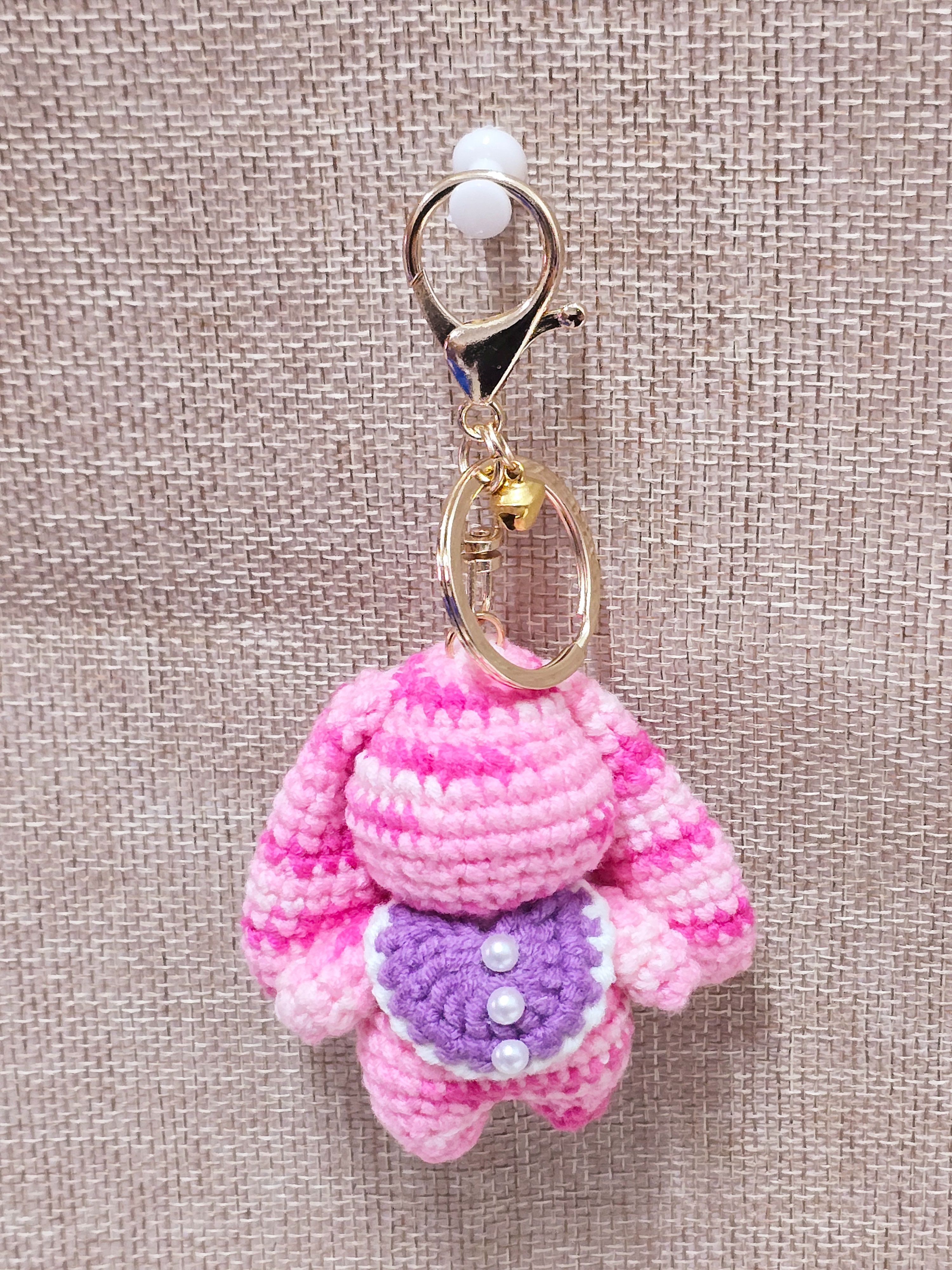 ~沁囍手作~暴力兔掛件