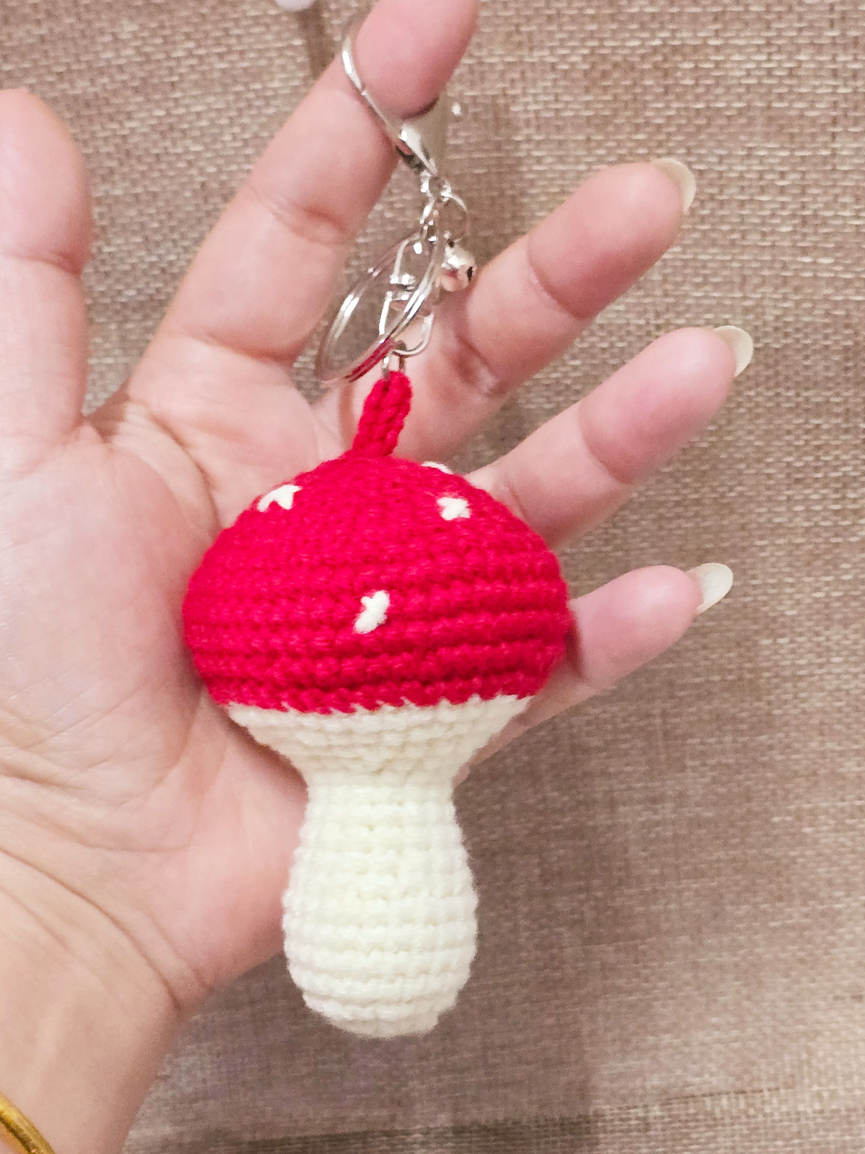 ~沁囍手作~大蘑菇掛件