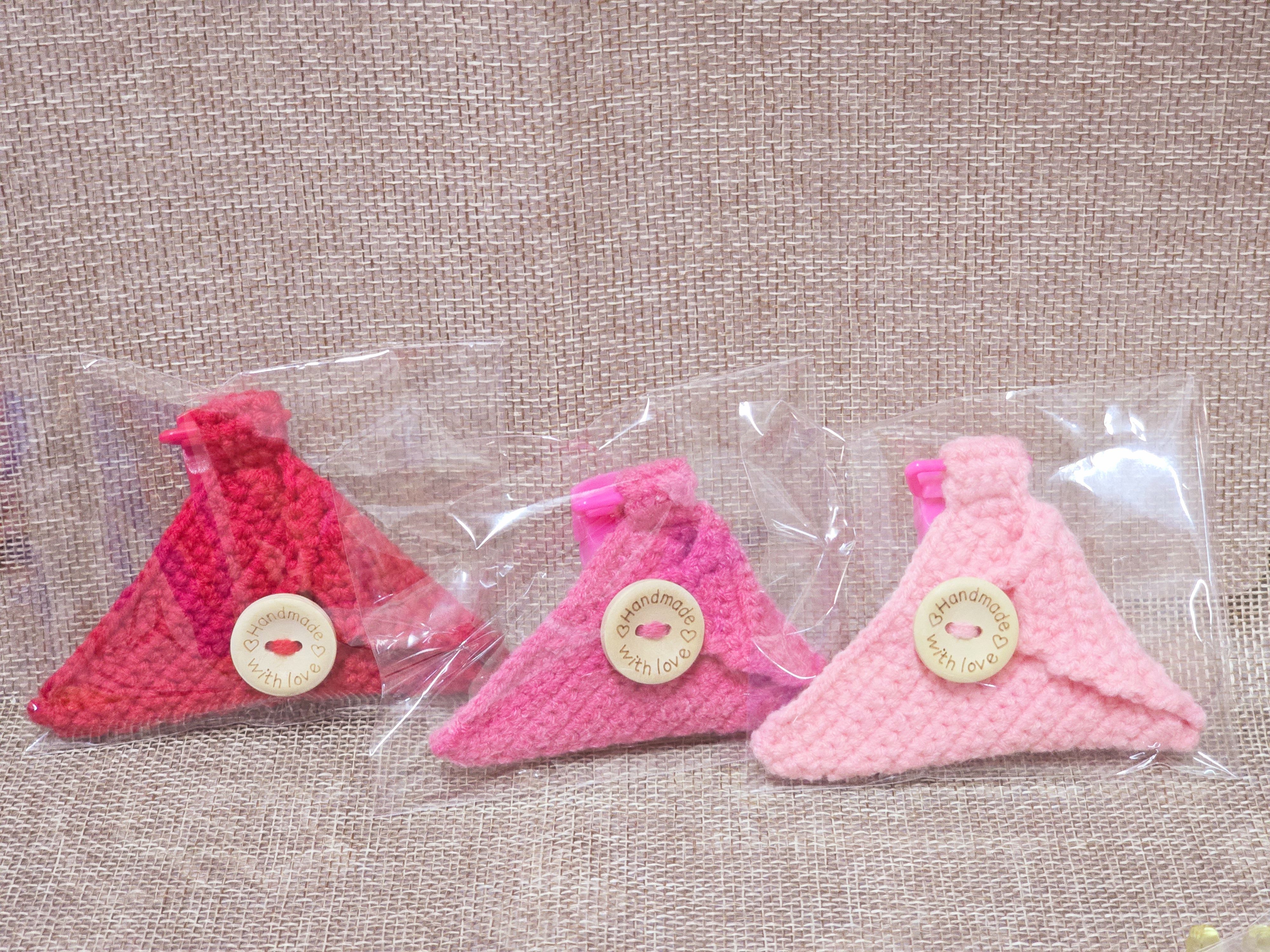 ~沁囍手作~奶嘴夾三角平安符袋