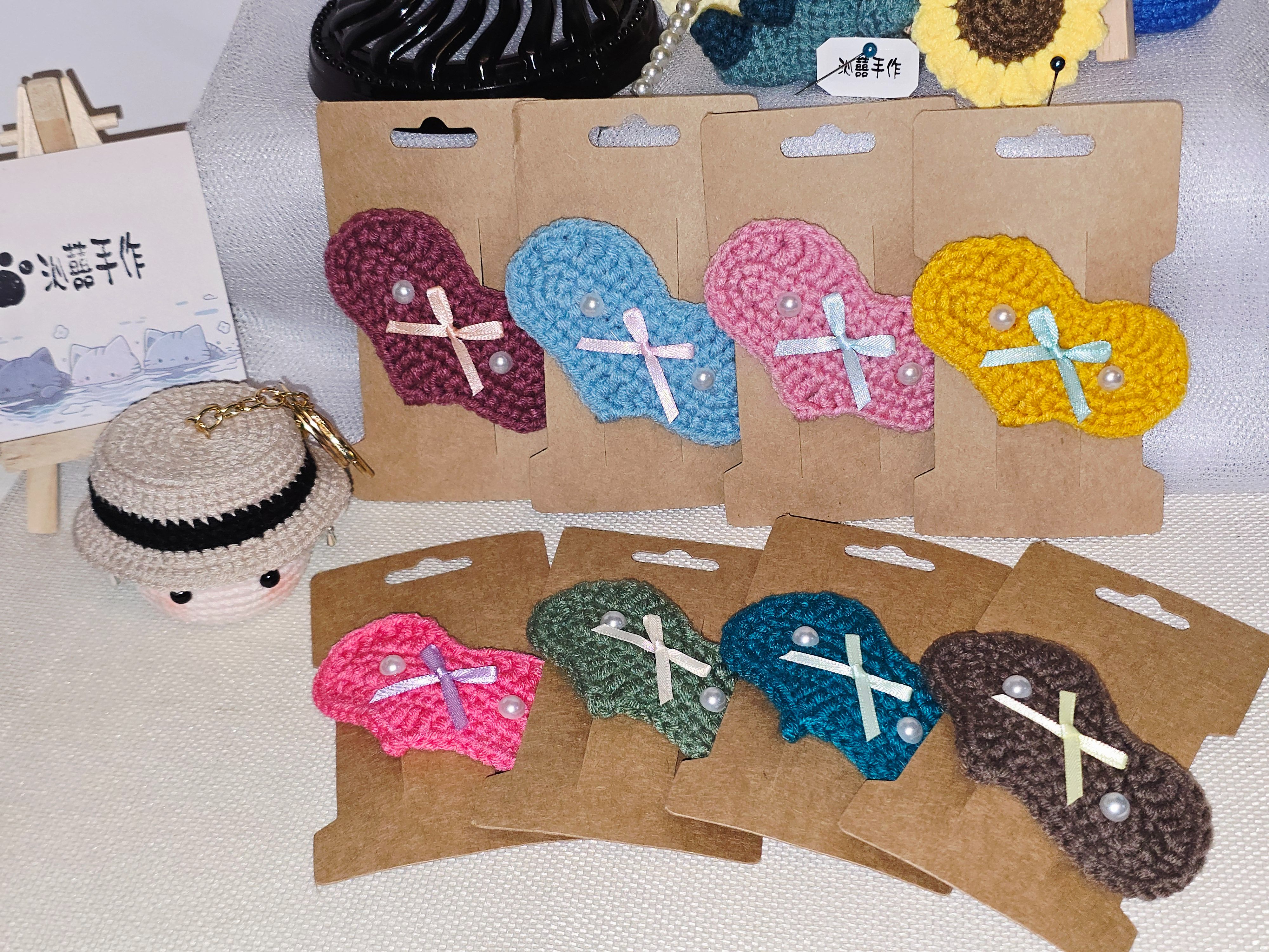 珍珠大愛心 髮夾