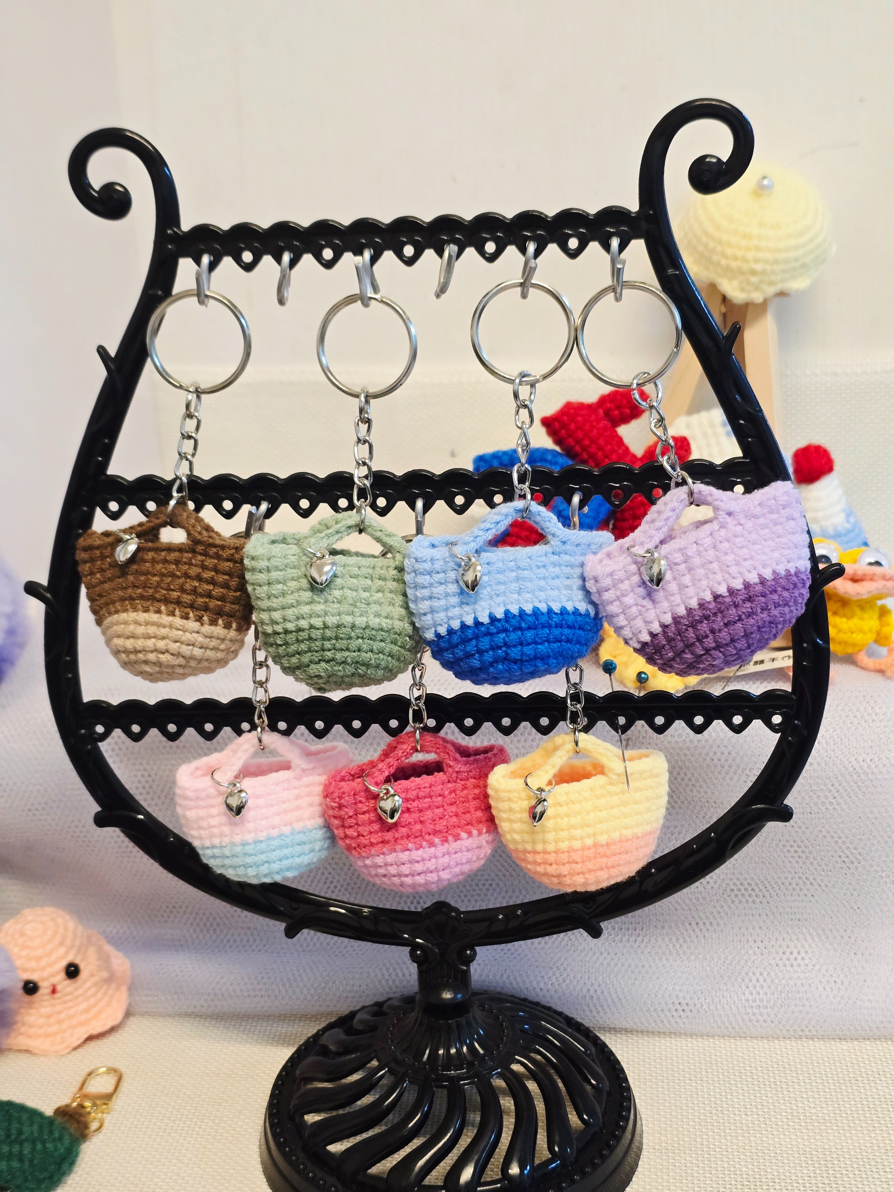 迷你小包鑰匙圈