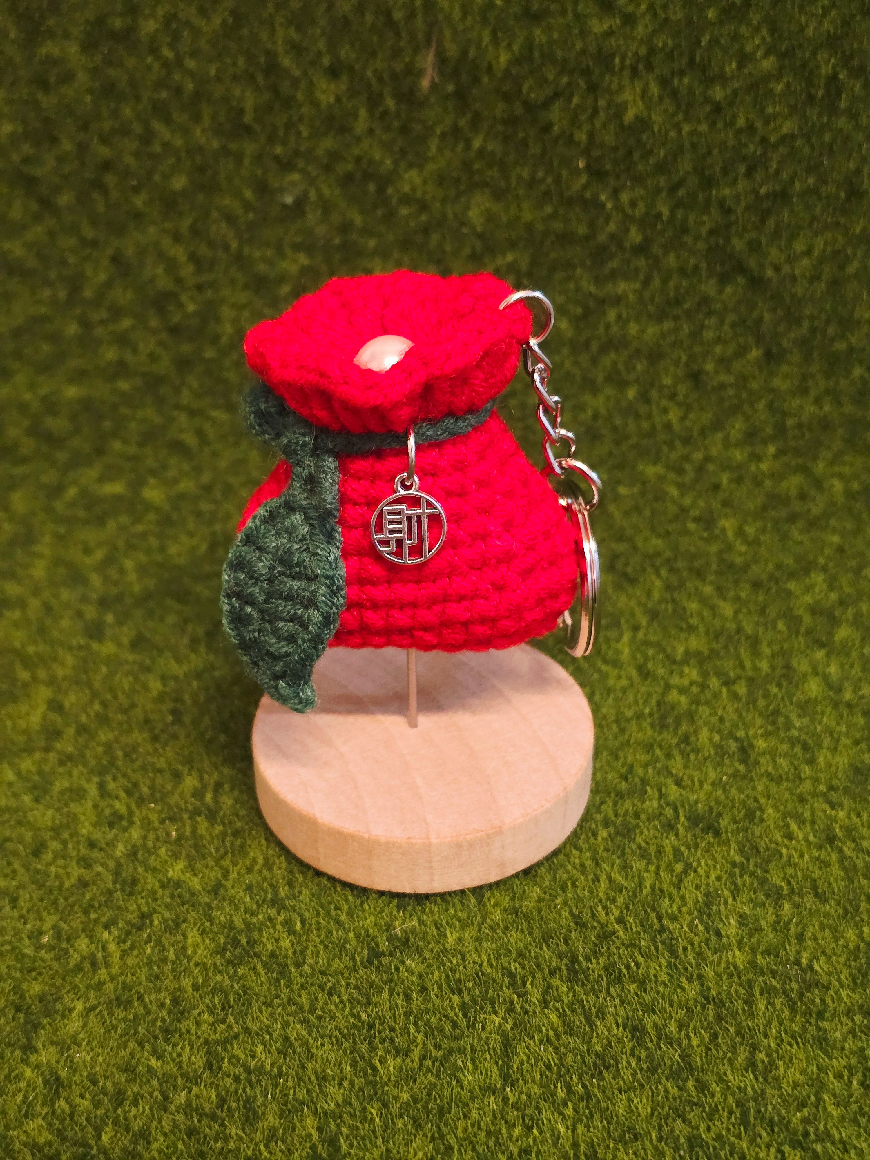 ~沁囍手作~小錢袋，葫蘆掛飾