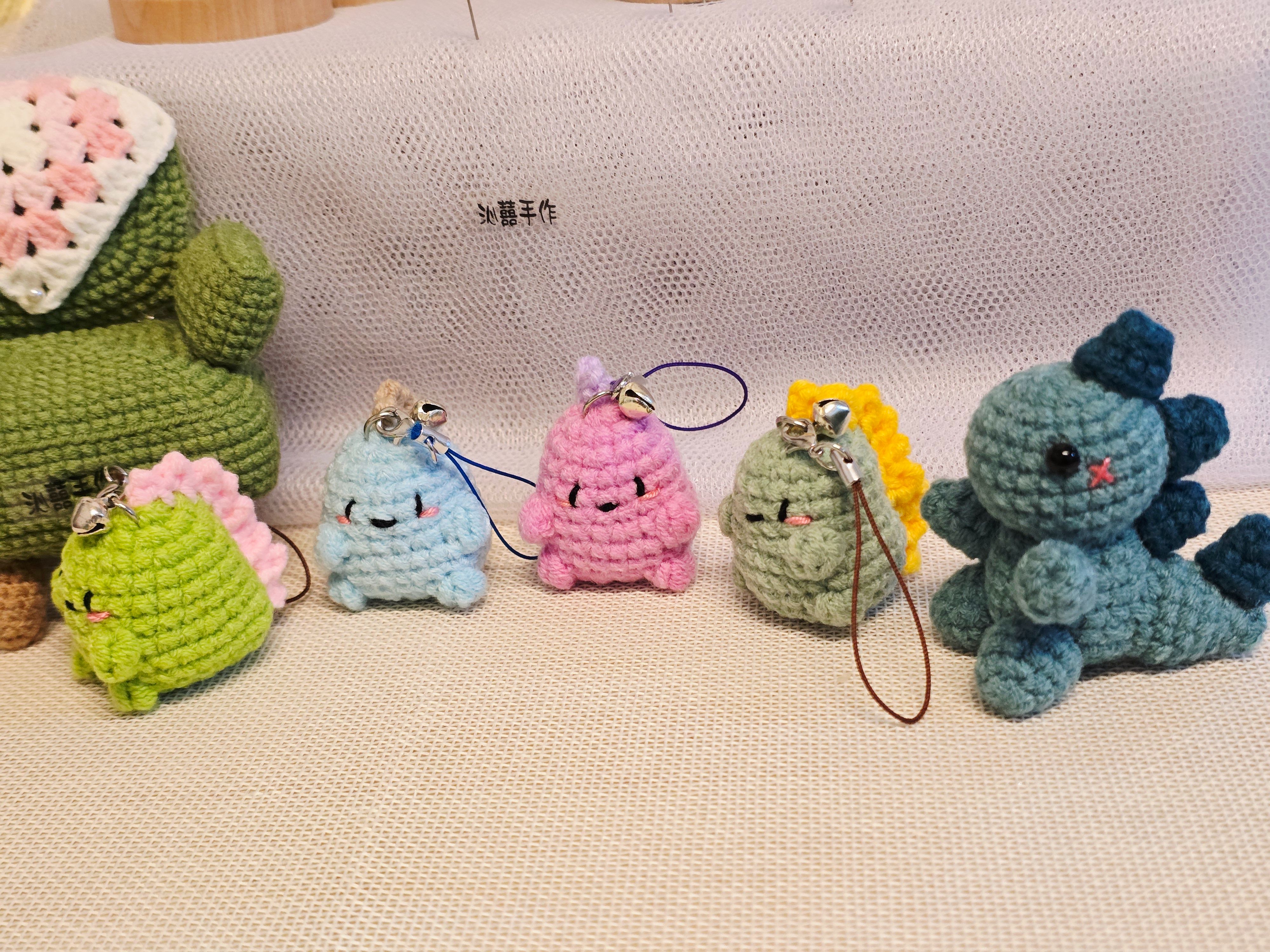 恐龍鈎織鑰匙圈