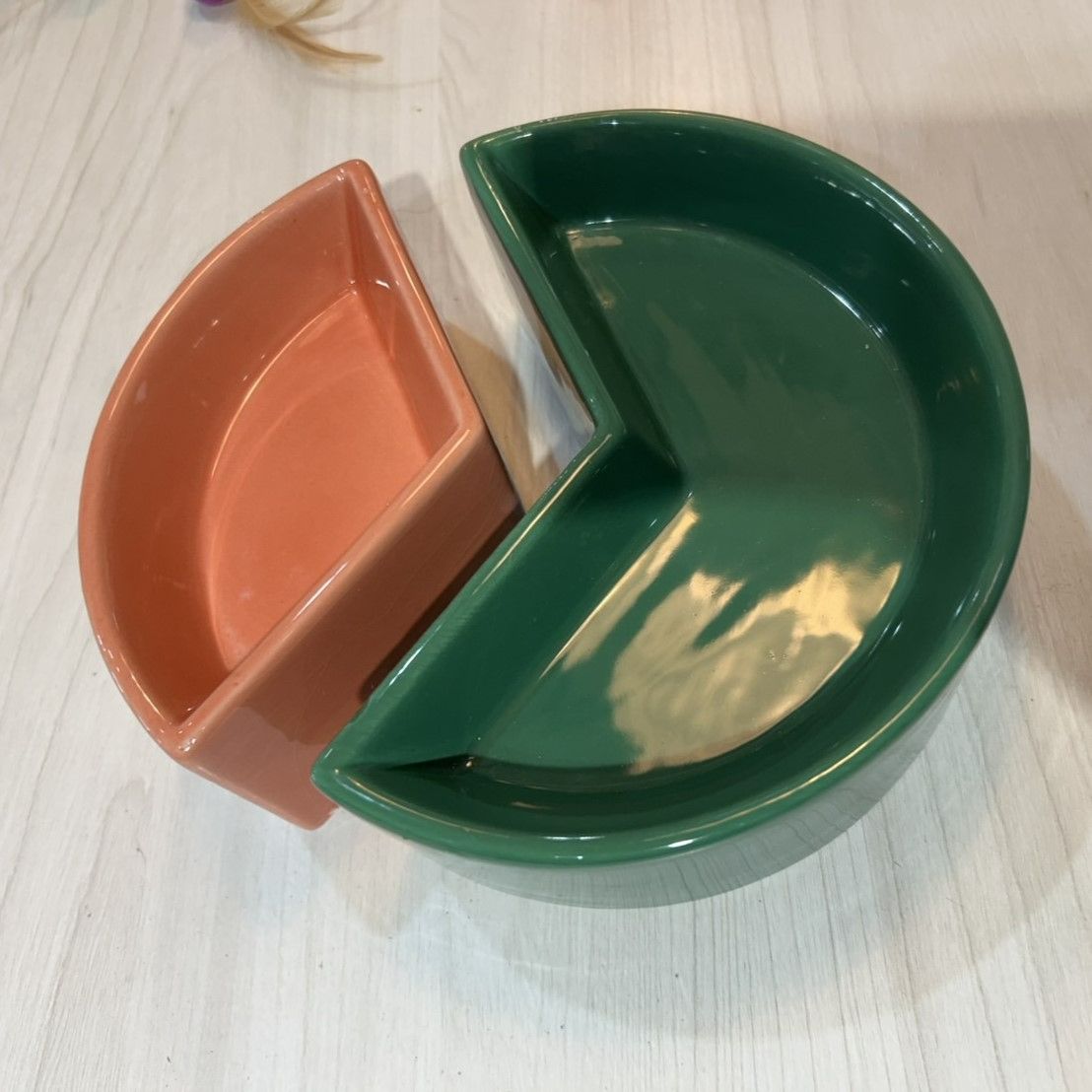 Vetreska寵物陶瓷分食碗