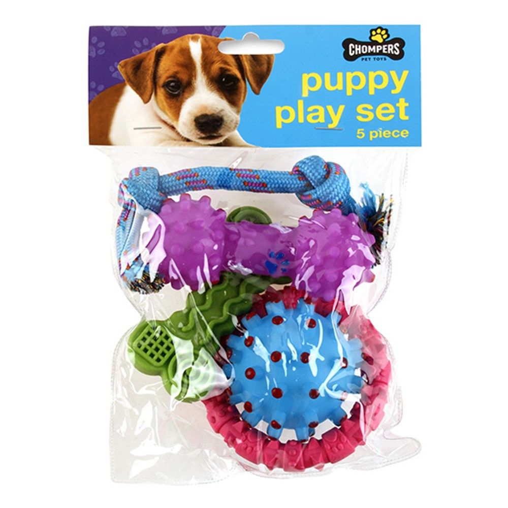 Chompers 幼犬磨牙玩具組 puppy play set