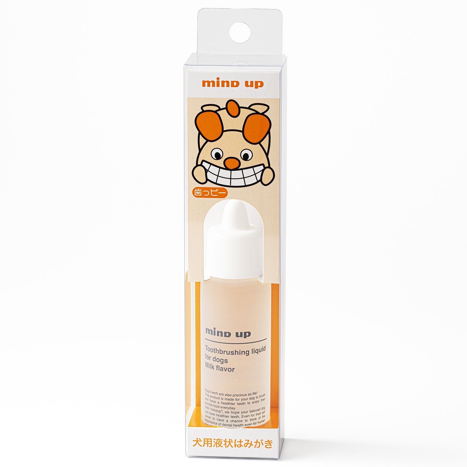 日本 Mind Up 犬用牙膏 牛奶風味 液體狀牙膏 30ml
