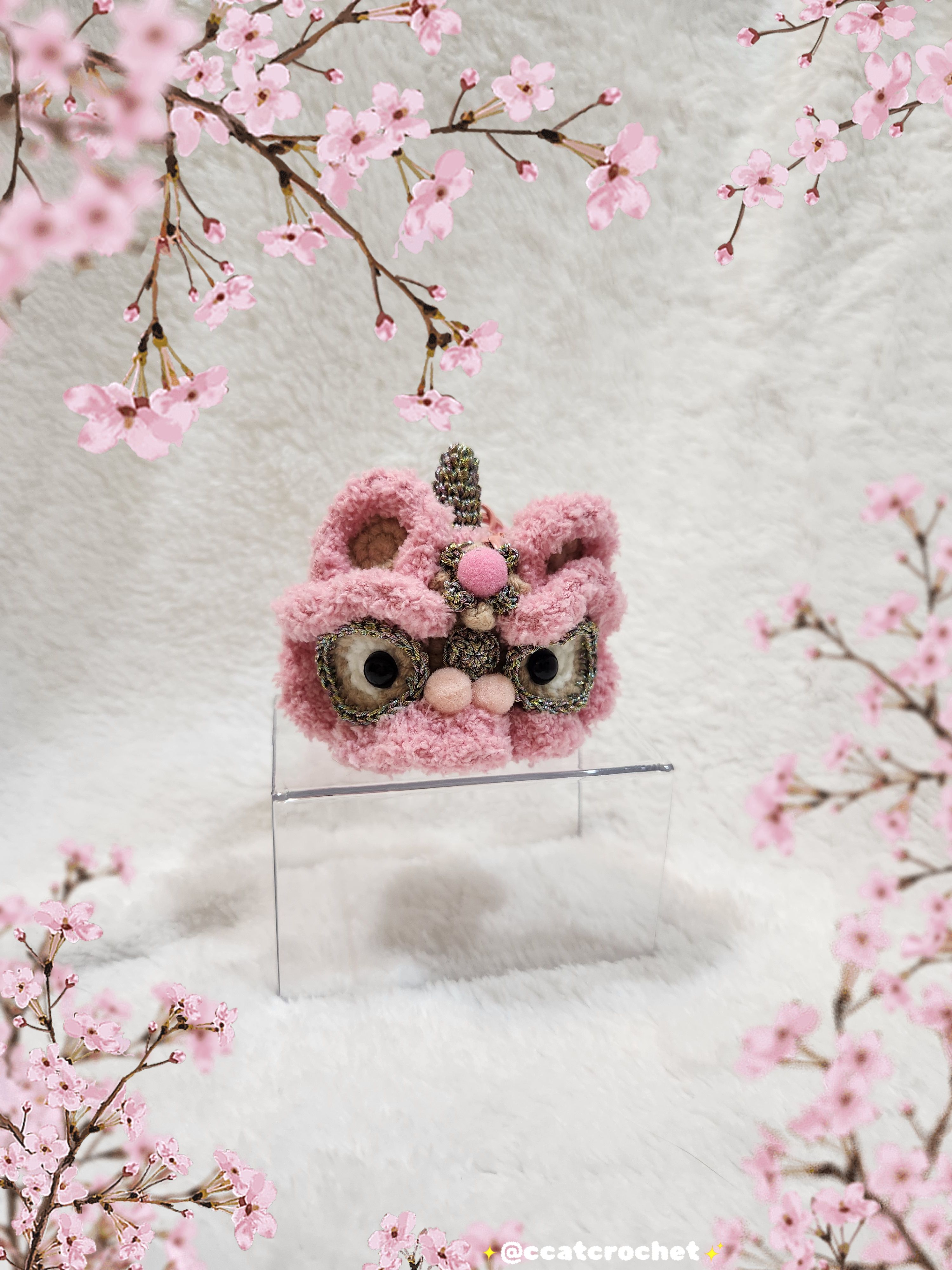 「花靈守獅」—晨光裡的靈獸祝福