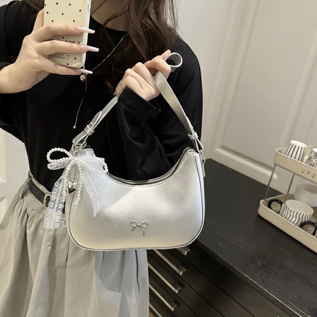 蝴蝶結餃子腋下包（追蹤ig贈蝴蝶結吊飾）