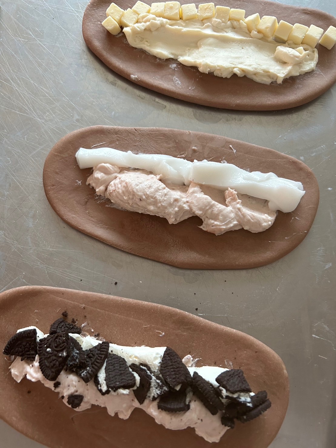 可可）草莓麻糬貝果