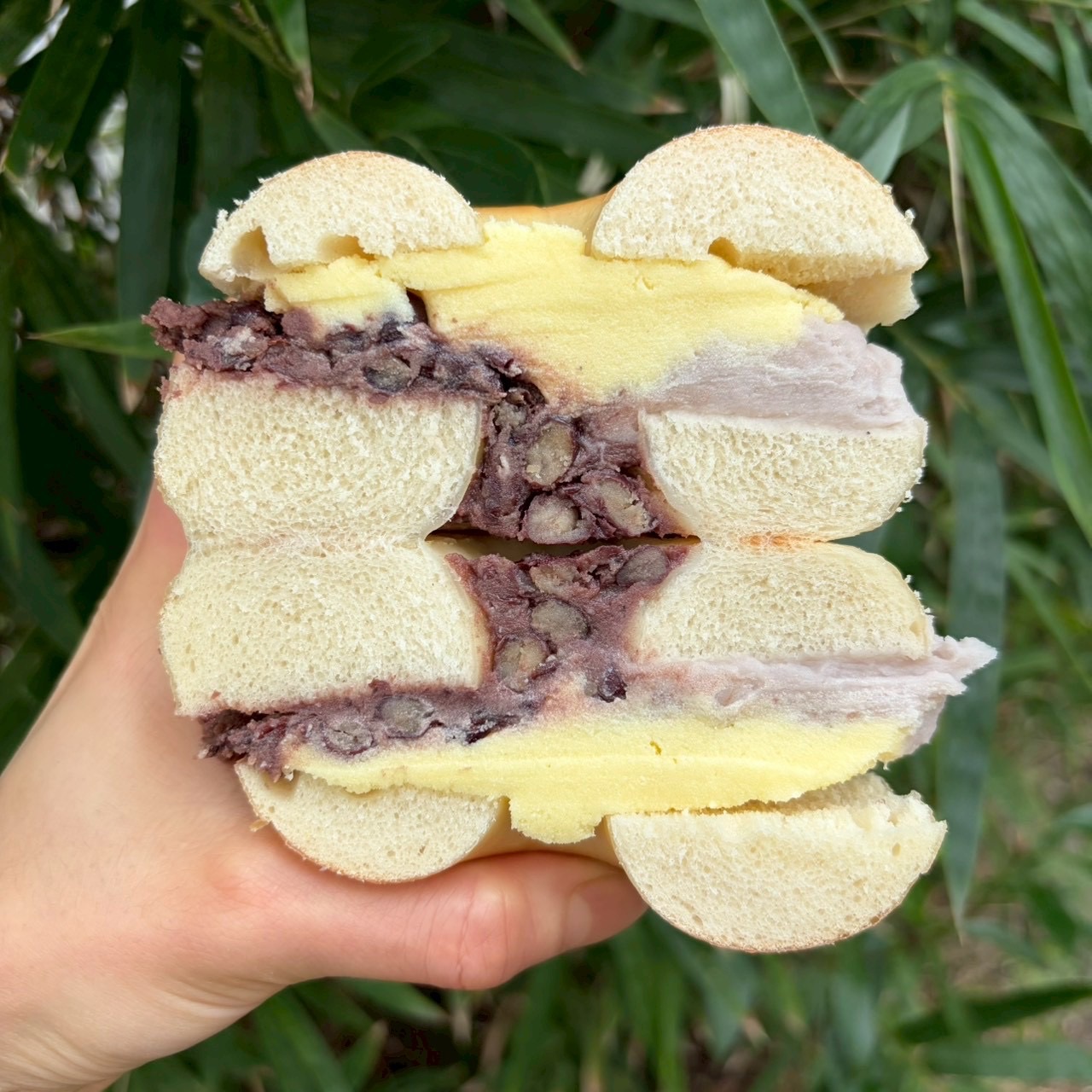 紅豆芋頭奶酥貝果