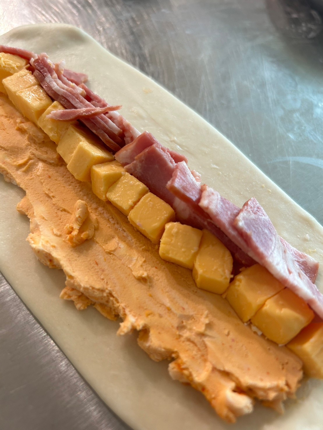 培根起司辣乳酪貝果