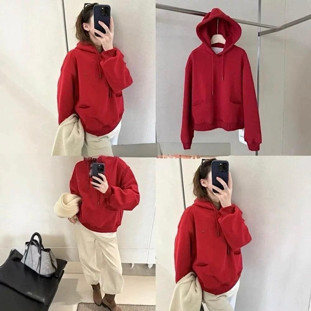 M122613 高磅連帽標籤口袋帽Tee