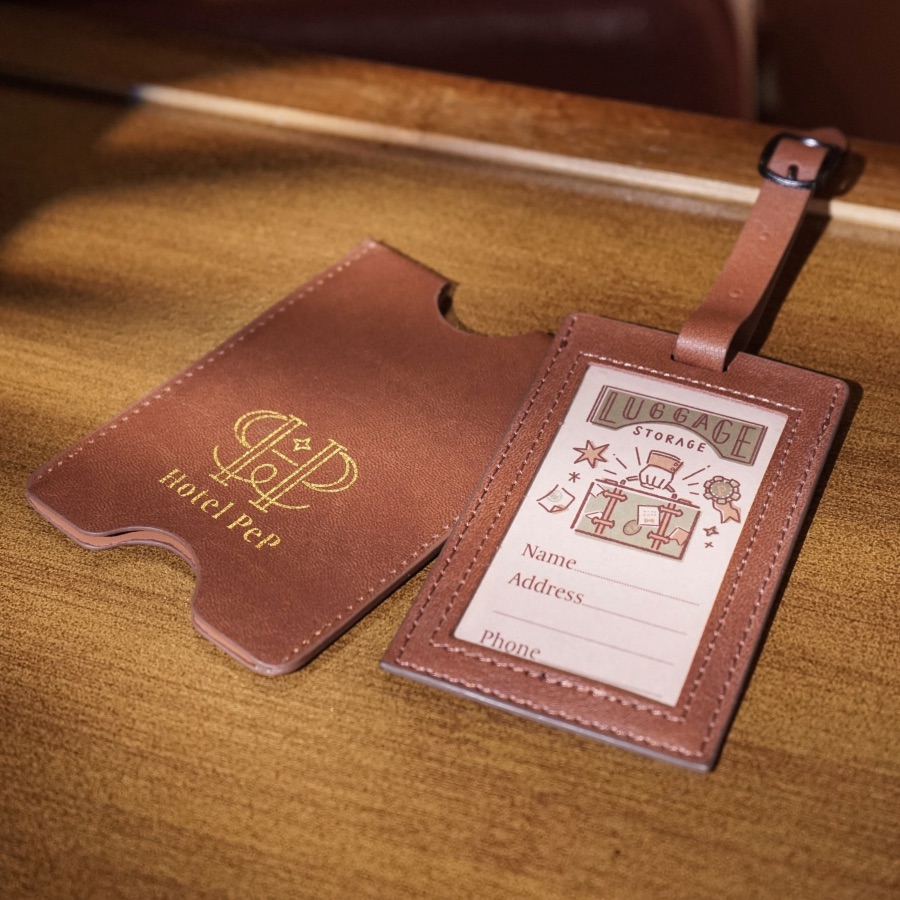 皮革行李吊牌