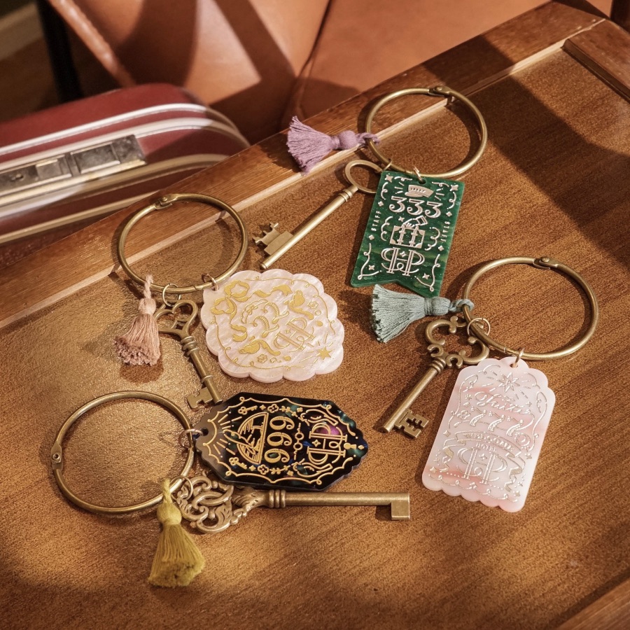 飯店鑰匙壓克力吊飾