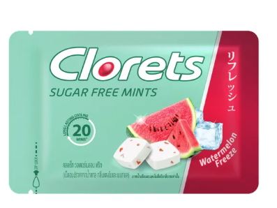 Clorets 無糖薄荷糖 （西瓜/薄荷）