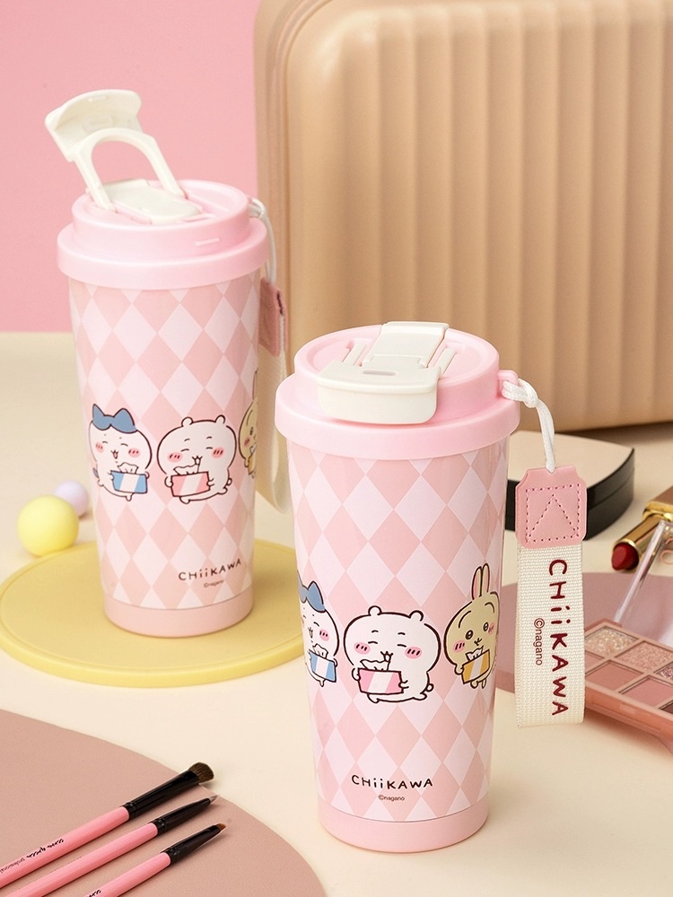 預購 名創優品 吉伊卡哇大容量咖啡保溫杯