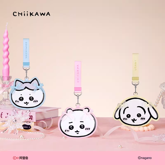 預購 天貓旗艦店 吉伊卡哇 蝴蝶結緞帶卡包掛件