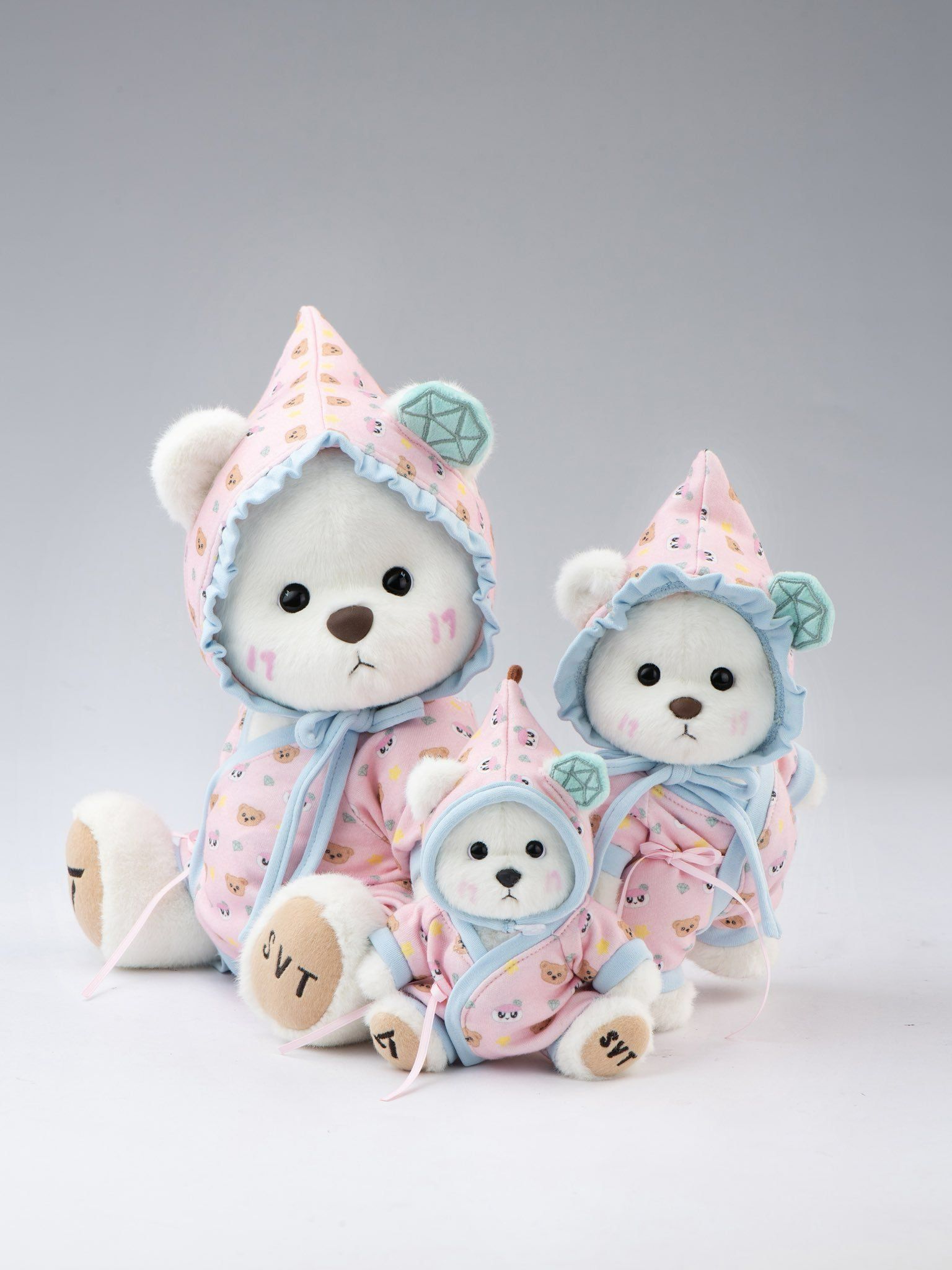 SEVENTEEN teddytales 聯名娃娃：韓國通路