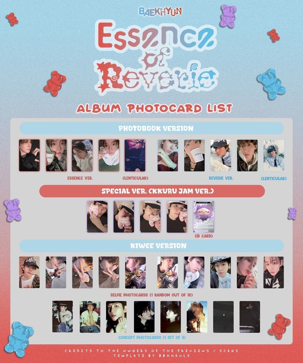 伯賢 Essence of Reverie 專卡 專輯