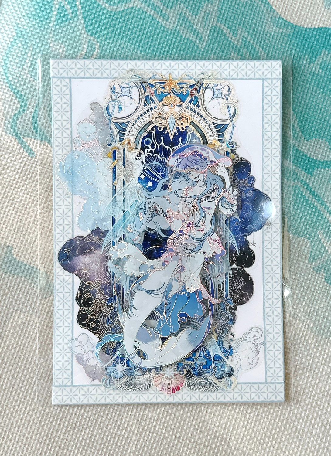 紙膠帶拼貼明信片——貳