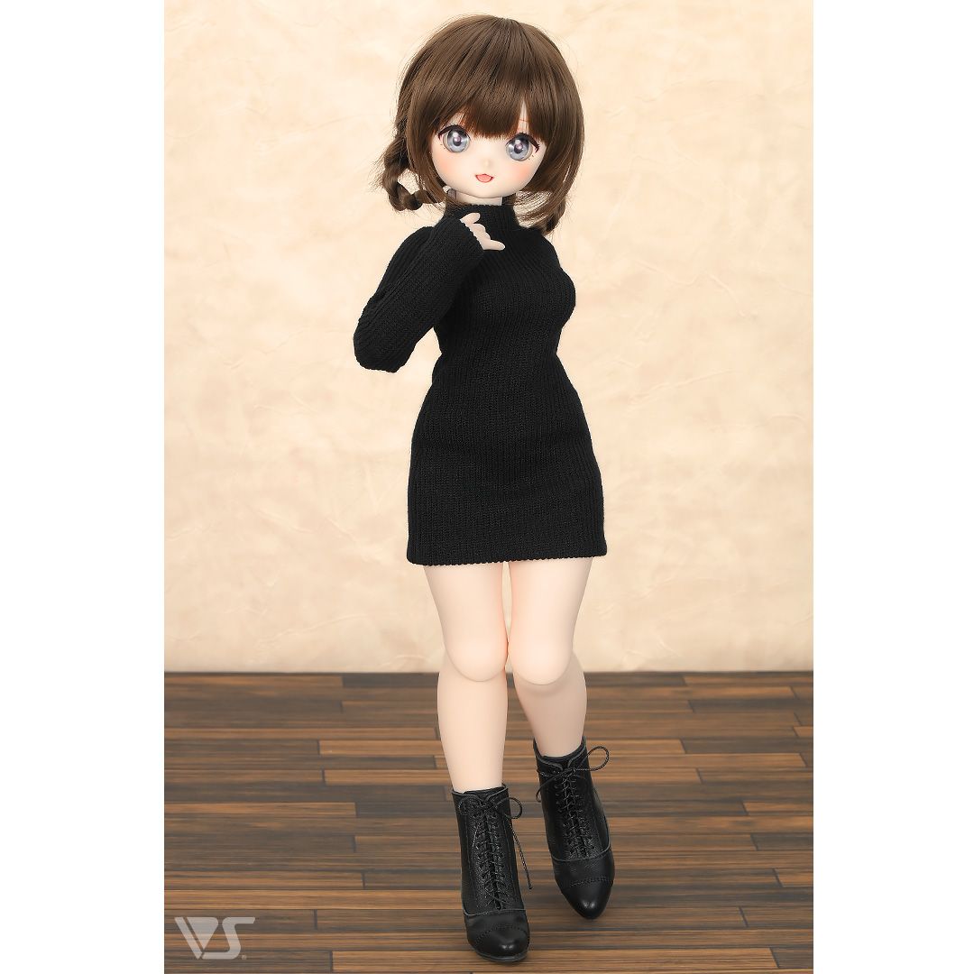 高領針織毛衣裙· Mini