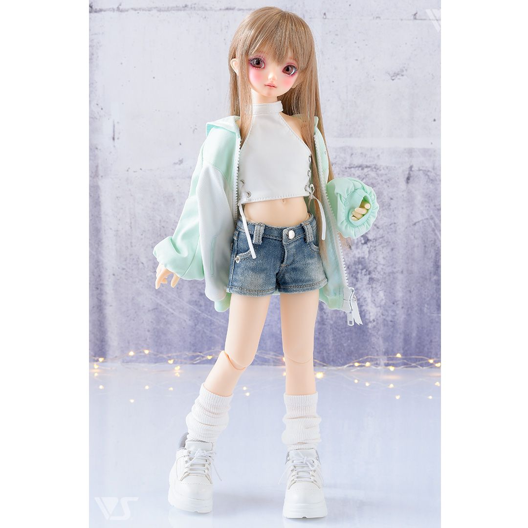 004 牛仔短褲（藍色）· Mini