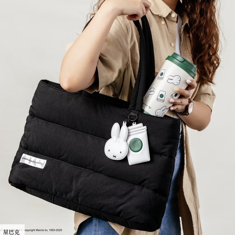 ＊現貨＊台灣星巴克 5/2上市 Starbucks與Miffy米菲兔聯名 縫衍托特包
