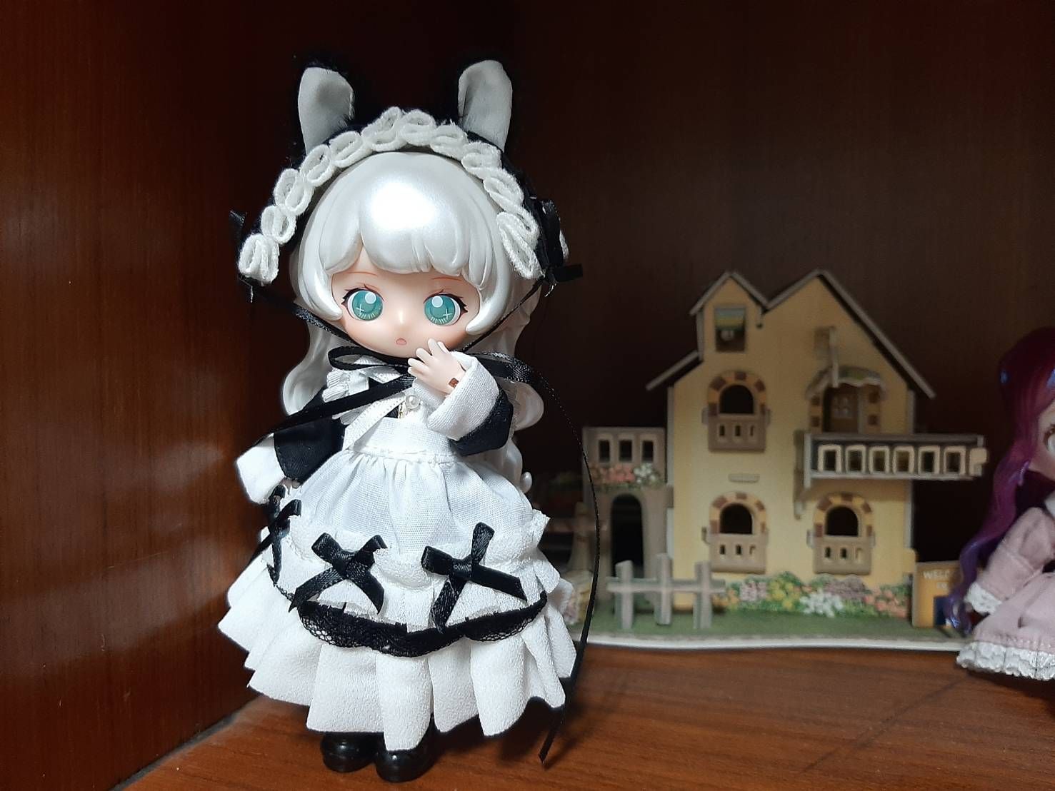 【現貨】邦妮兔黑色兔耳髮帶/bjd娃娃髮帶/ob11娃娃髮帶/盲盒玩偶髮帶/十二分娃娃髮帶