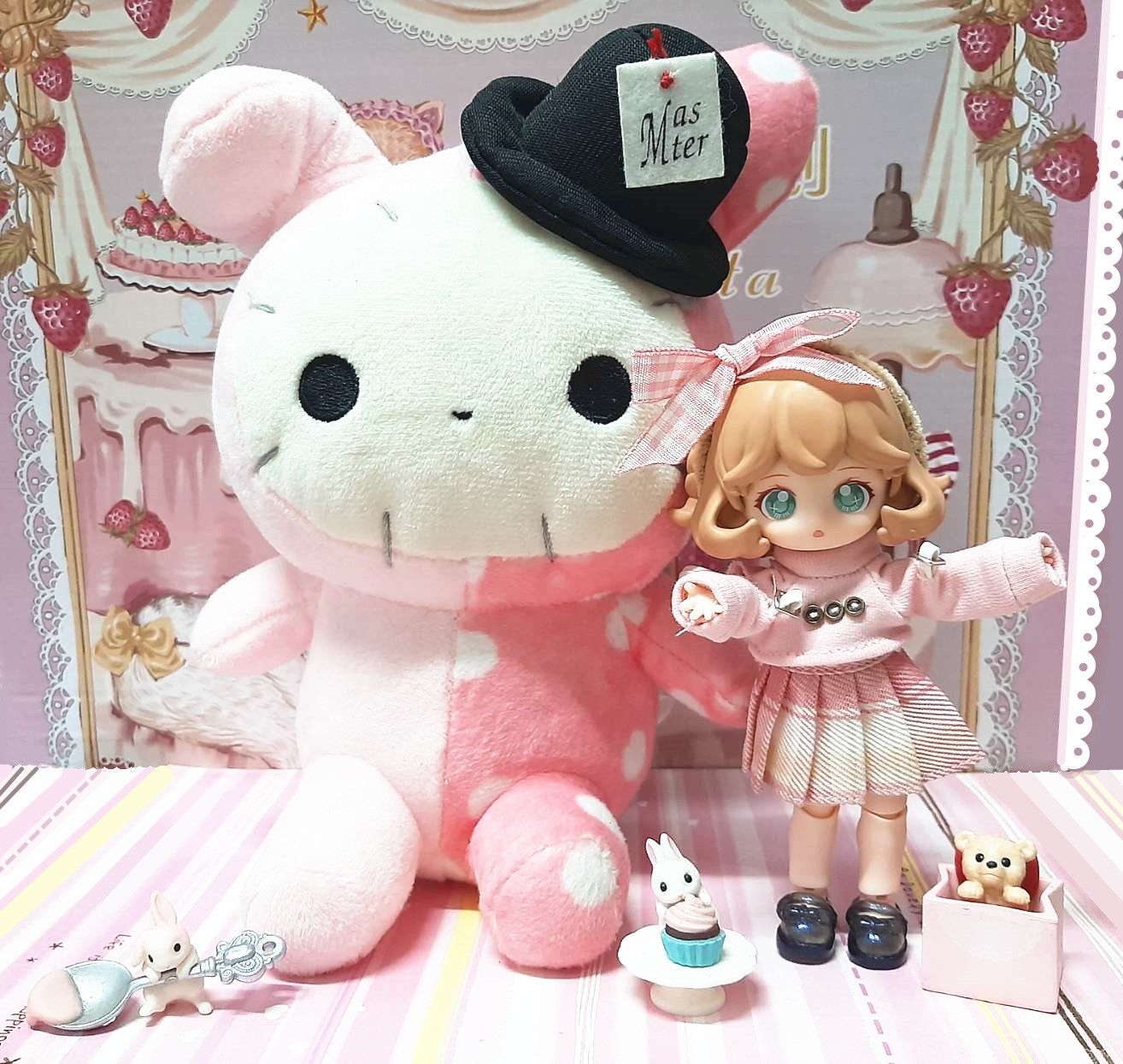 【現貨】bjd毛根緞帶蝴蝶結髮箍/娃娃髮箍/十二分娃娃髮箍/ob11髮箍/bjd娃娃