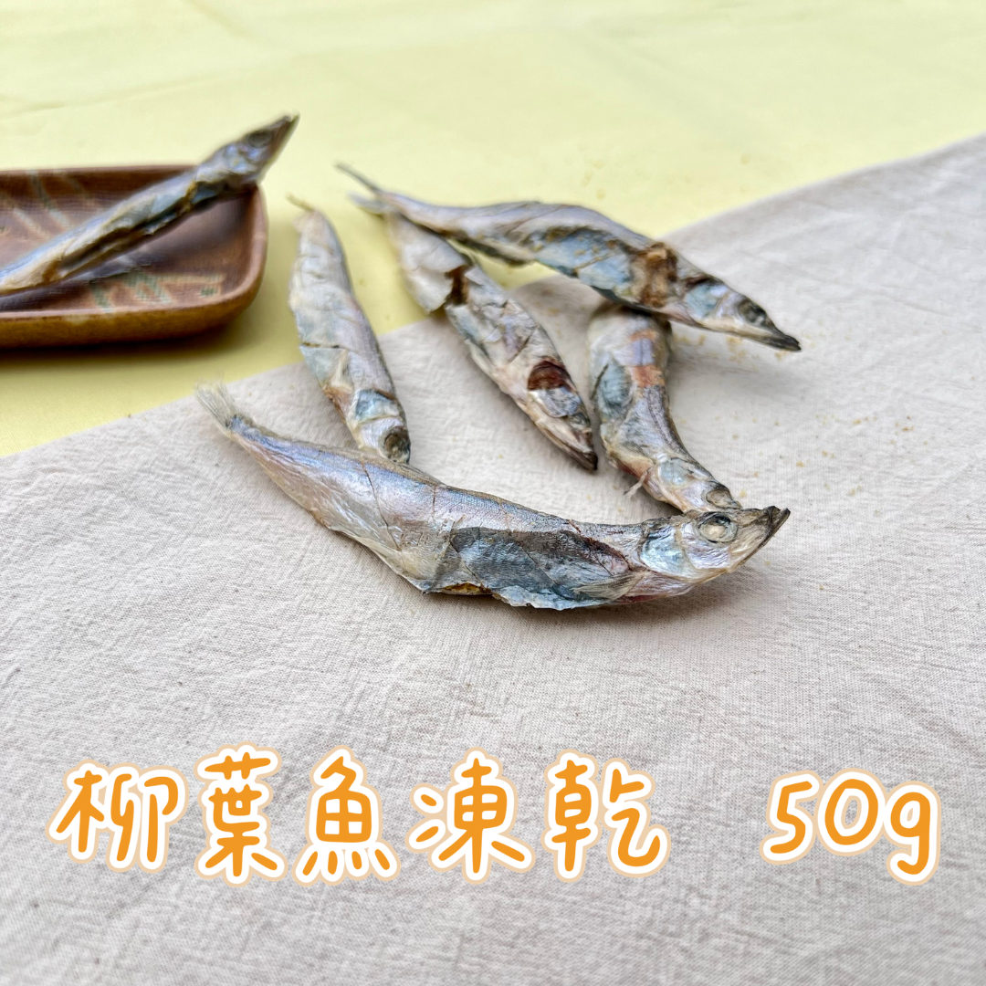 柳葉魚凍乾 🌟 豐富DHA、爆蛋彈牙