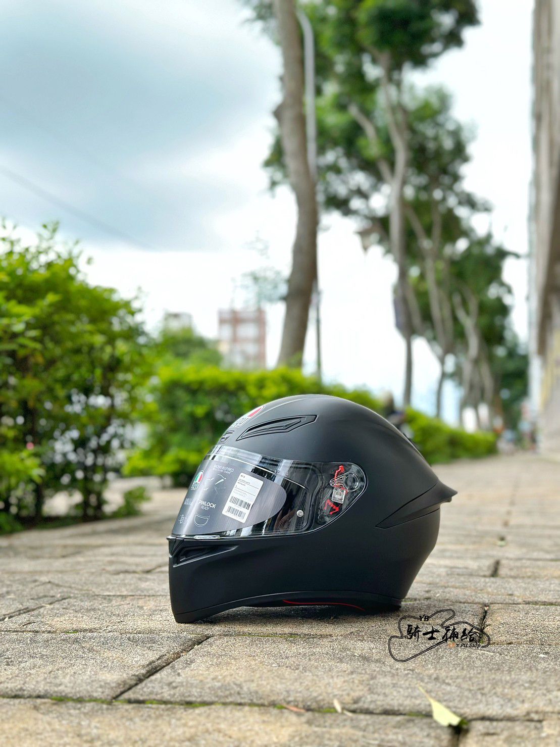 YB騎士補給 AGV K-1S 素色 MATT BLACK 消光黑 亞洲版 K1S 義大利 安全帽