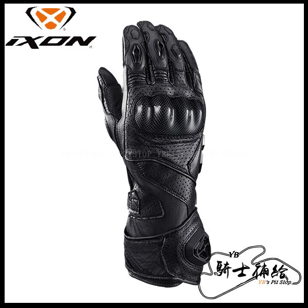 YB騎士補給 IXON TORNADO AIR 競技 長手套 黑 防摔 夏季 透氣 代理公司貨 法國