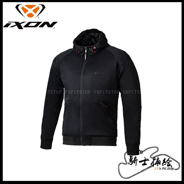 YB騎士補給 IXON HOODIE Air Asia 黑 軟殼 防摔衣 輕量化 透氣 代理公司貨 法國