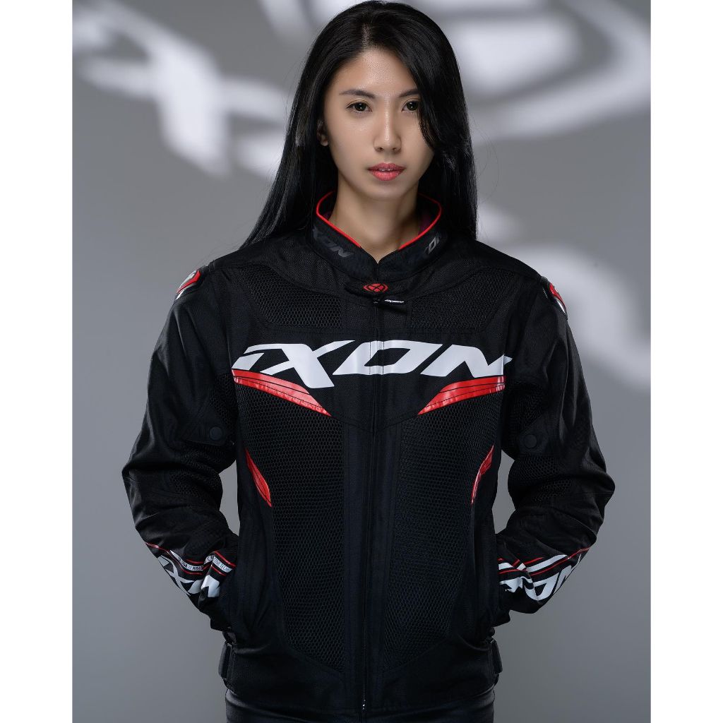 YB騎士補給 IXON DRACO 黑白紅 防摔衣 夏季 網布 透氣 代理公司貨 法國