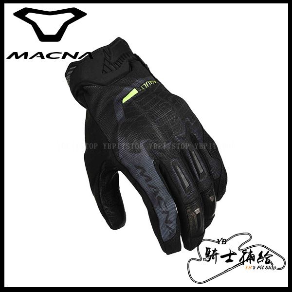 YB騎士補給 MACNA ASSAULT 2.0 黑 #101 防摔 短手套 夏季 掌心護具  荷蘭