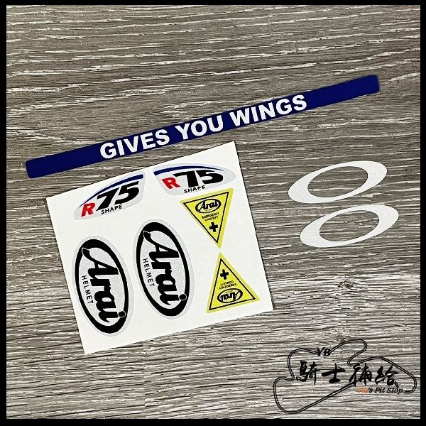 ⚠YB騎士補給⚠ ARAI 鏡片貼 貼紙 鏡片 選手樣式 Oakley RX7X VZ-RAM