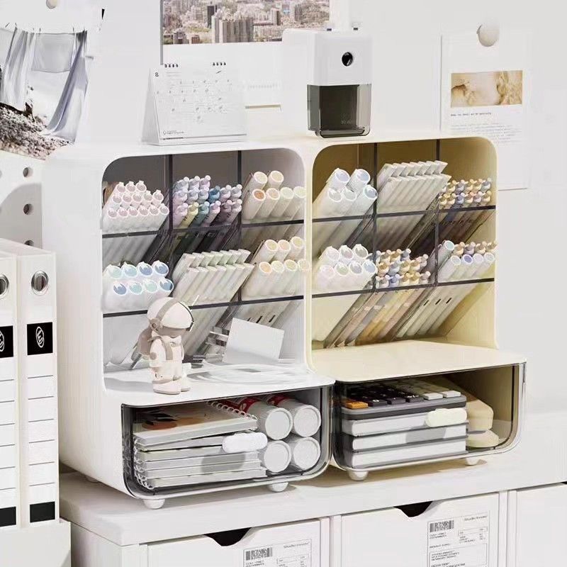 斜插抽屜式收納架