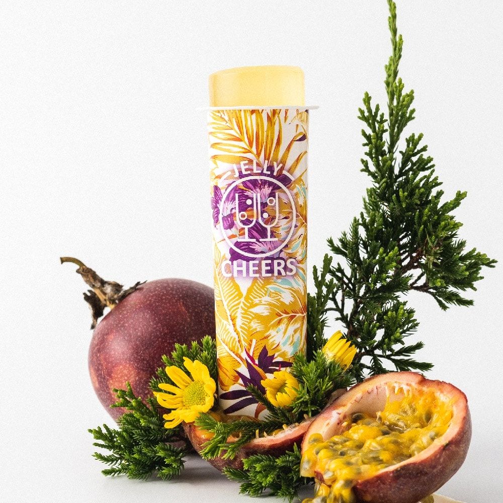 軍軍一家人-舉杯低卡百香果蒟蒻凍396g（3盒共18根入）