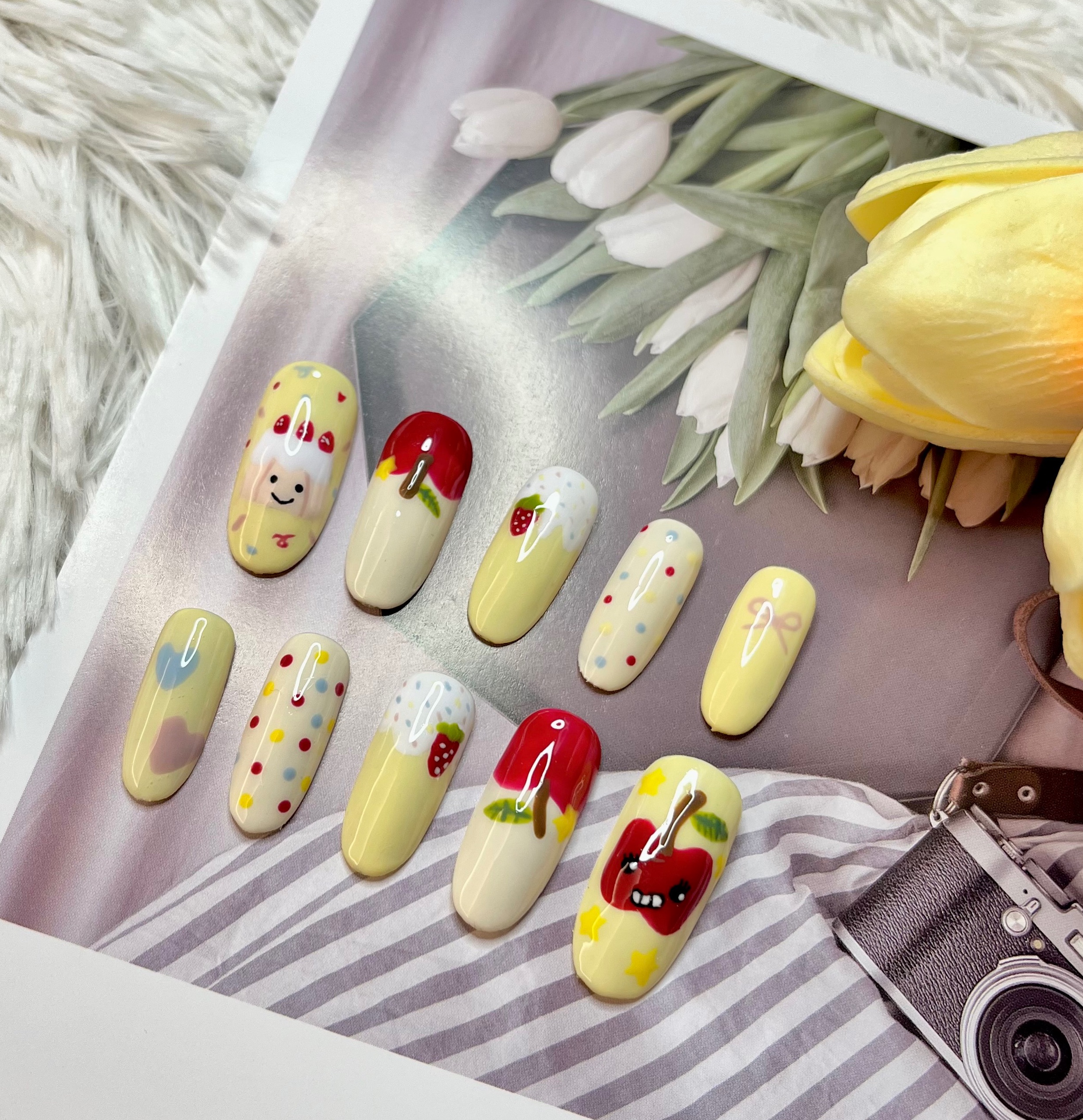 🌷【現貨當天寄出，預購2-3天到貨】熱門款-難哄蛋糕穿戴甲❤️