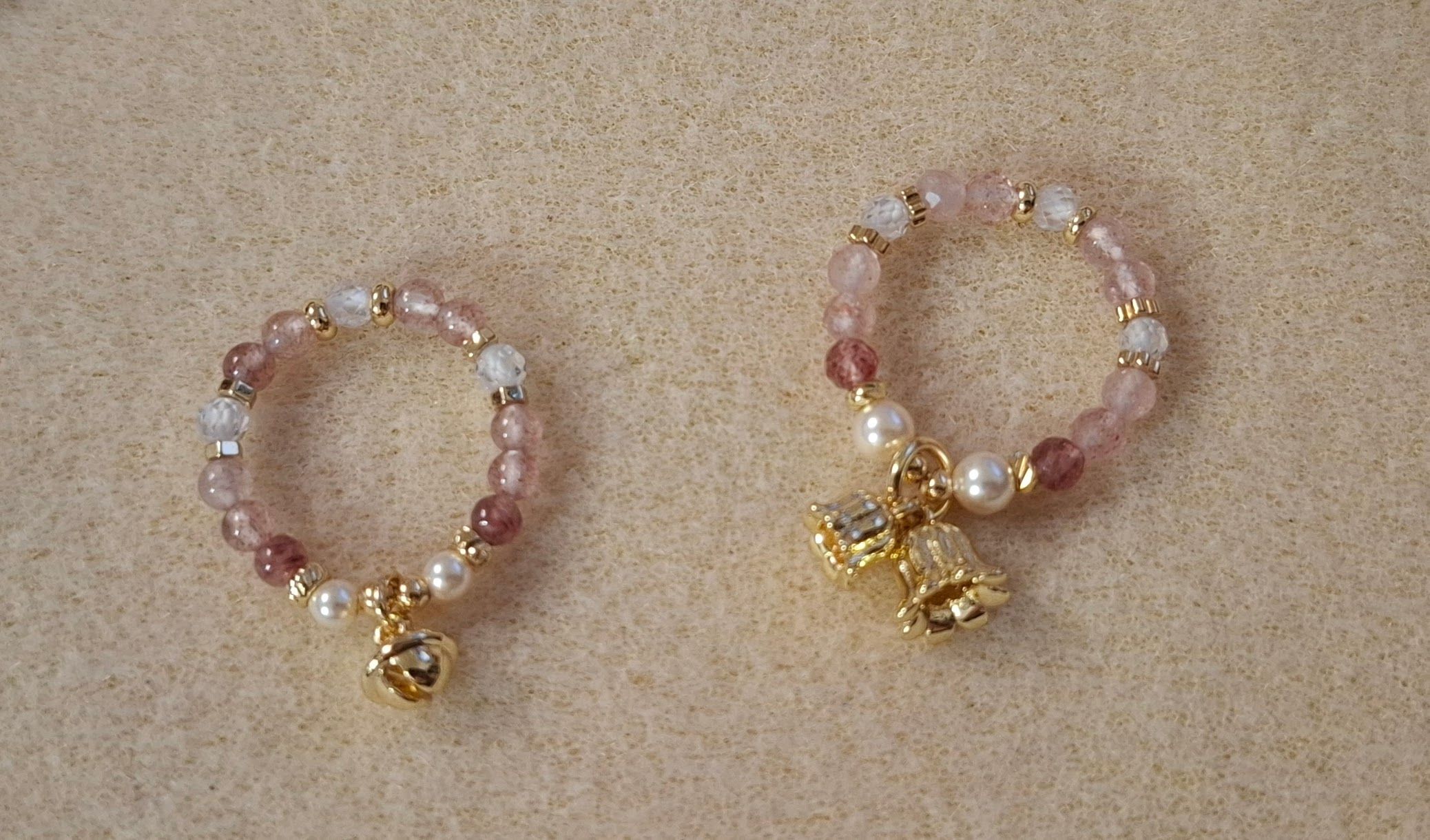 吊墜款水晶小戒指