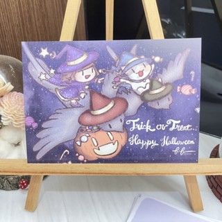 萬聖節卡片 - 一起去發糖果