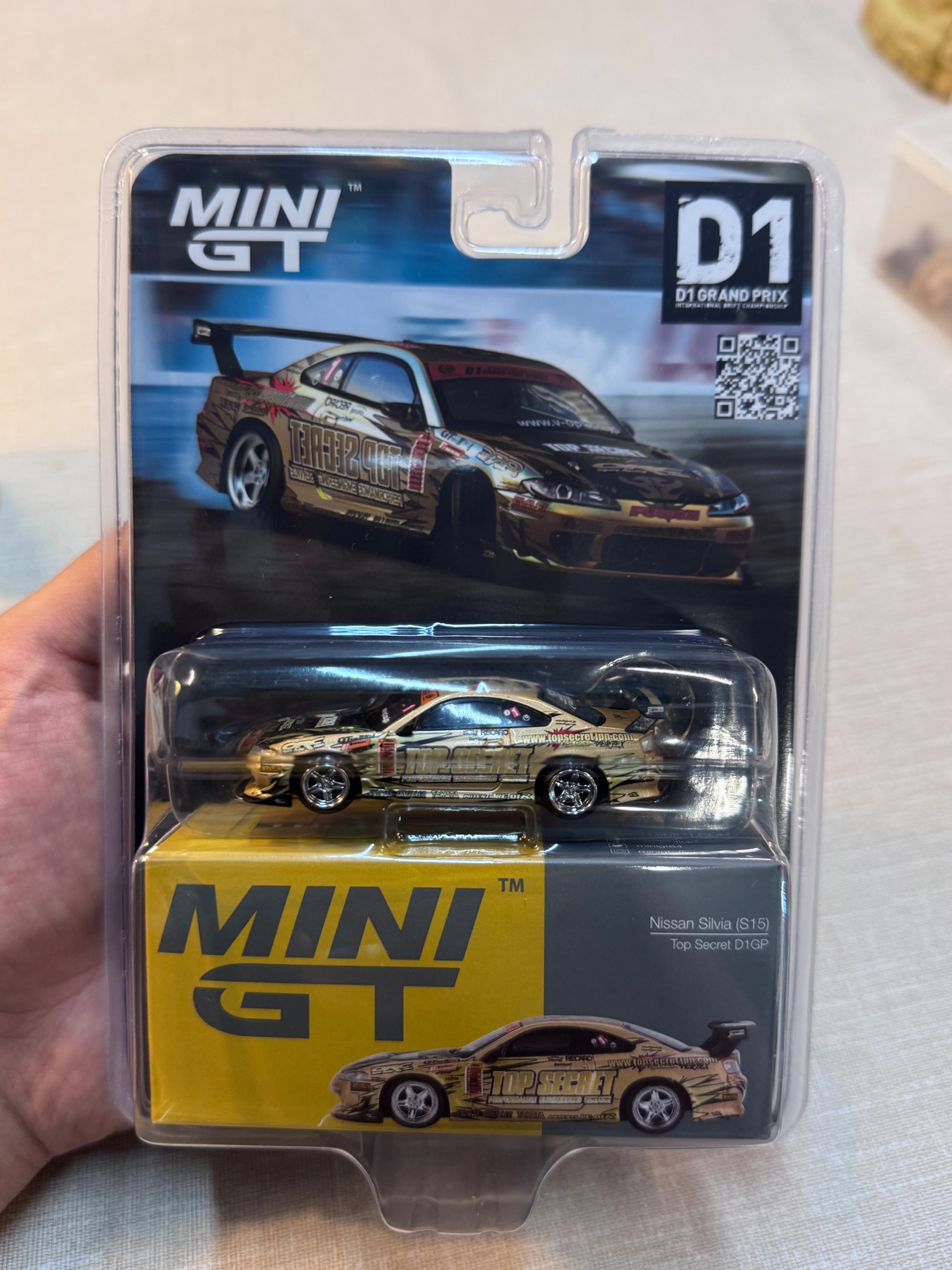 Mini GT 714 S15 D1 GP TopSecret甩尾車