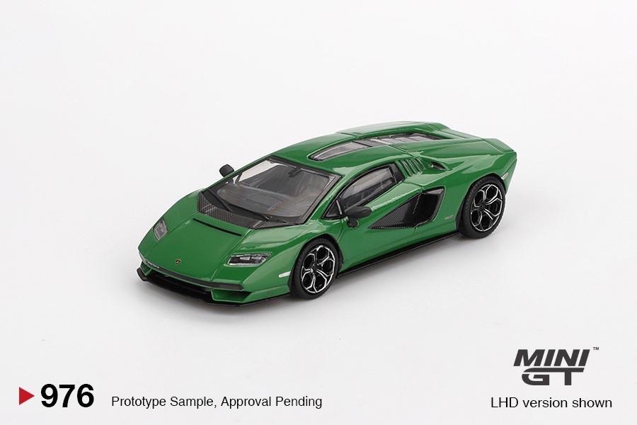Mini GT 976 大牛 Lamborghini Countach綠