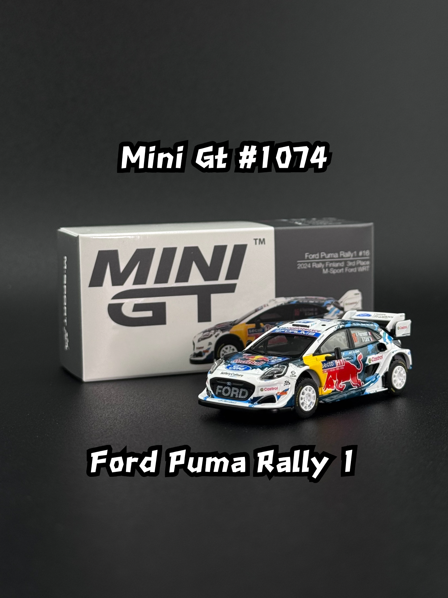 Mini GT 1074 Ford Puma Rally 1